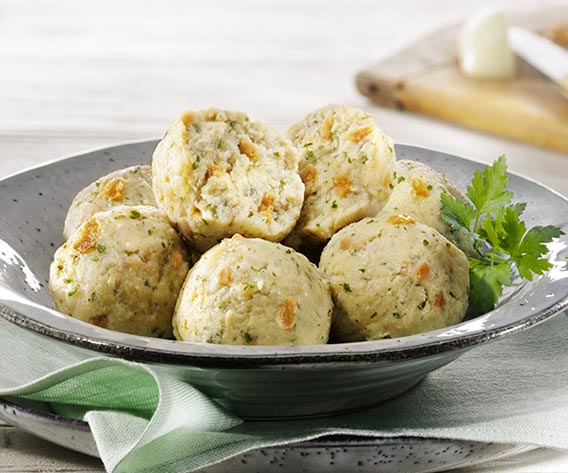 Predjedi/Svaljki in polnjene testenine Kruhovi cmoki bofrost