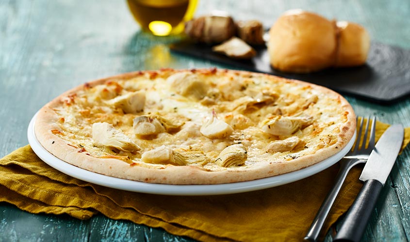 Pizze & Snack/Pizze Schiacciata  artičoke in sir Provola bofrost