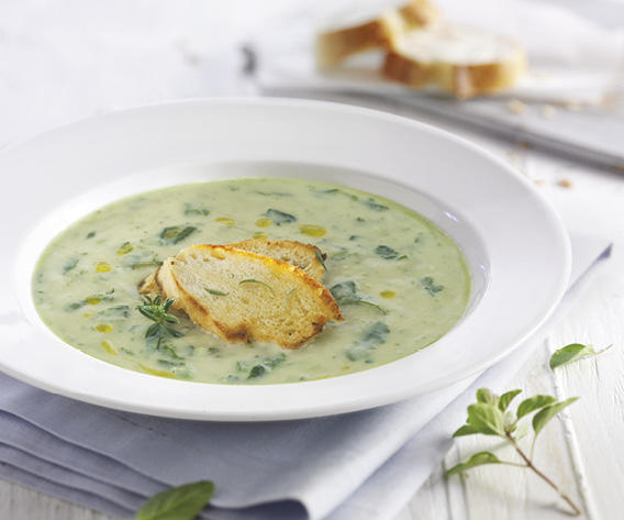 Predjedi/Juhe in mineštre Krem juha od boba i špinata bofrost