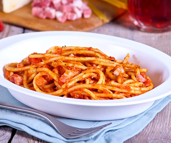 Predjedi/Ristopiatti Testenine all’amatriciana  bofrost