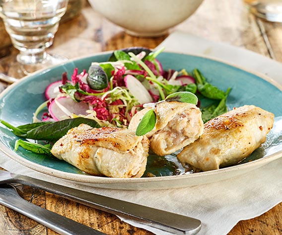 Piščančje roladice Meso/Pripravljene mesne jedi Piščančje roladice bofrost