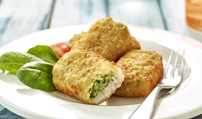 Ribe/Panirano Panirani oslić sa špinatom bofrost