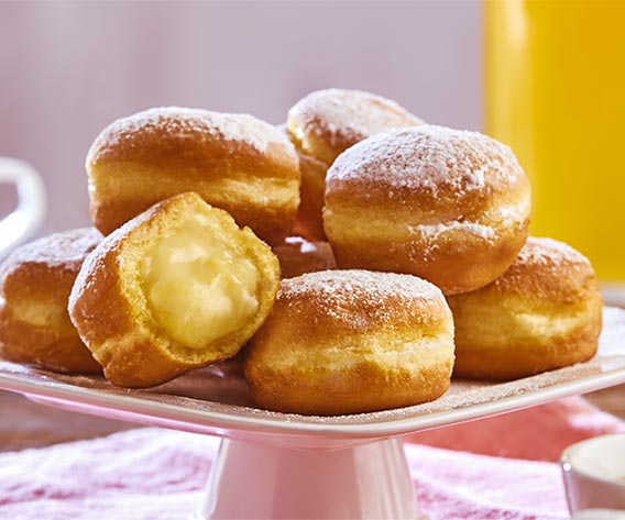 Sladice/Torte in sladice Mini krofi s kremo bofrost