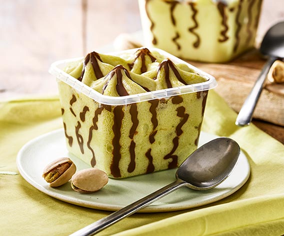 Sladoledi/Posodice Kremni sladoled slana pistacija bofrost