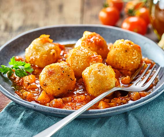 Ribe/Ribje jedi Polpeti s polenovko alla Marinara bofrost