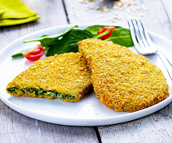 Zelenjava/Zelenjavne specialitete Vegetarijanski panirani zrezek  bofrost