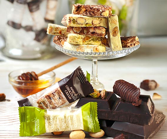 Sladice/Torte in sladice Torroncini temna čokolada in pistacija bofrost