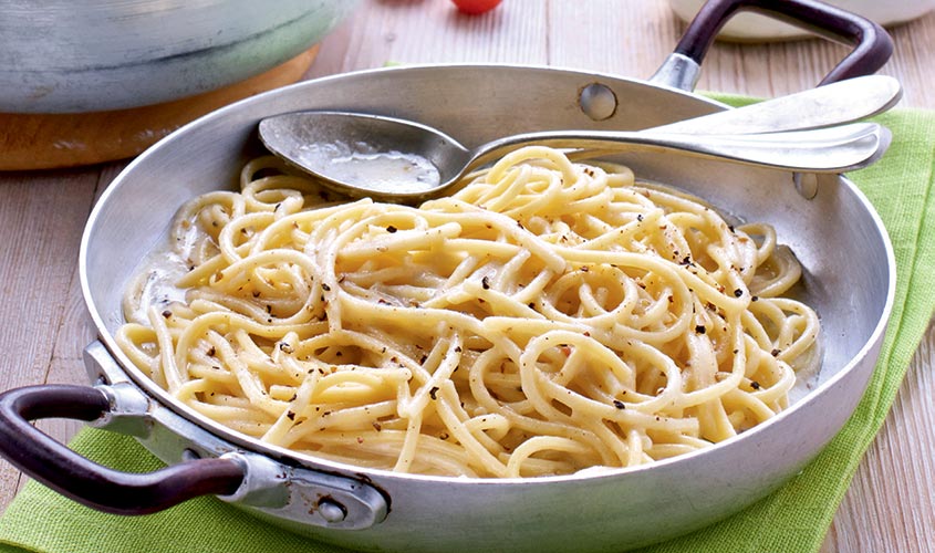 Spaghetti Cacio e Pepe Predjedi/Hitri obroki Spaghetti Cacio e Pepe bofrost